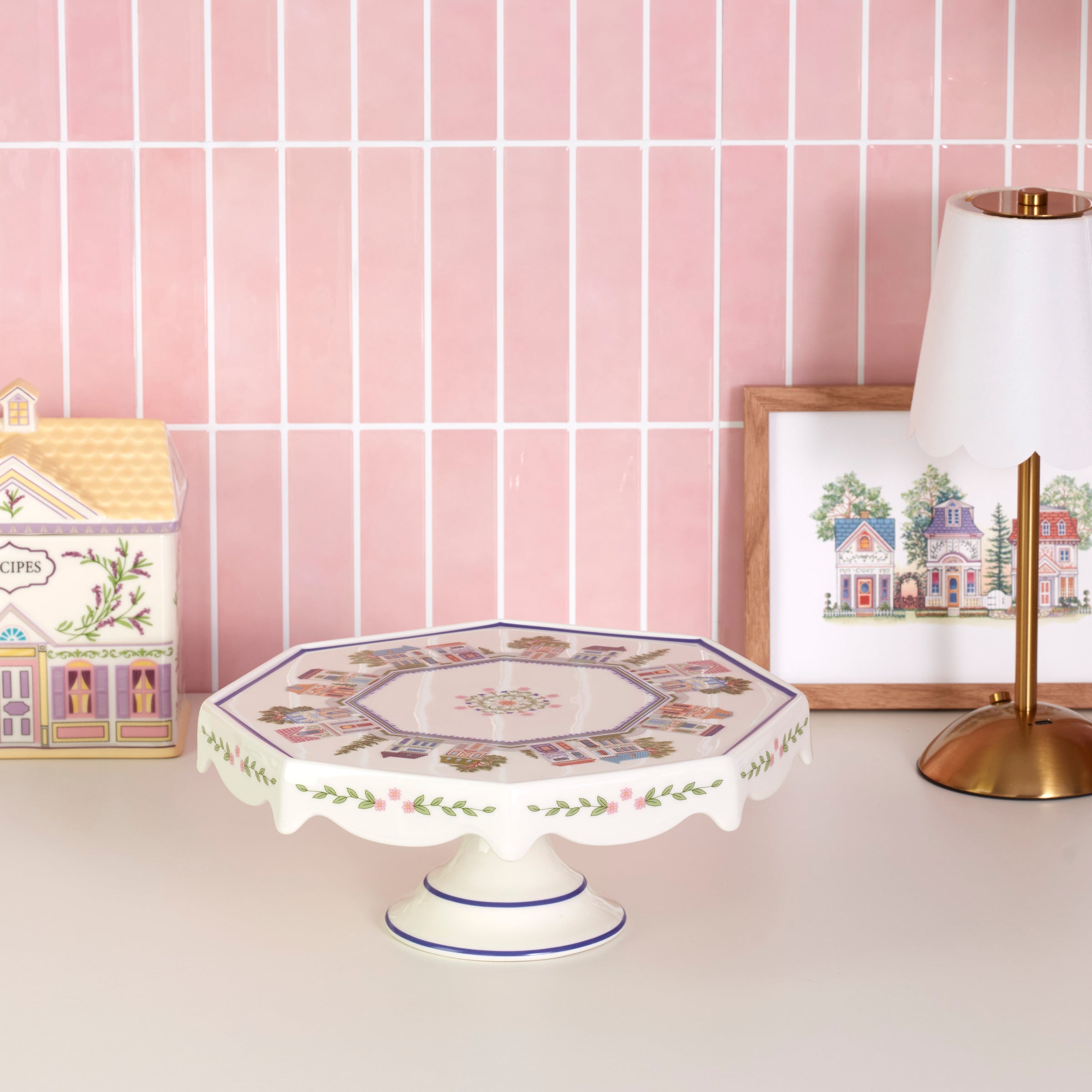 Lenox Spice Village Cake Plate - Image 6