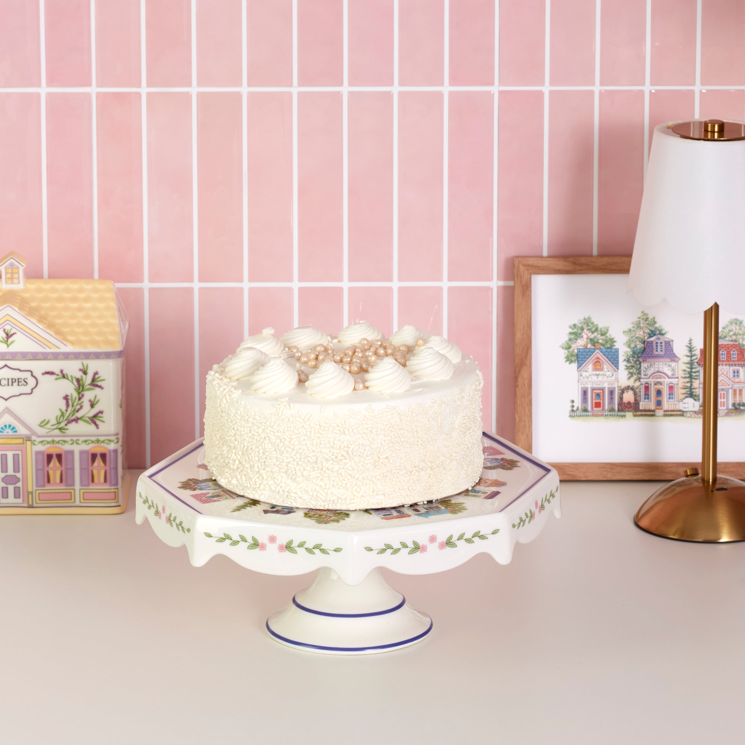 Lenox Spice Village Cake Plate - Image 7