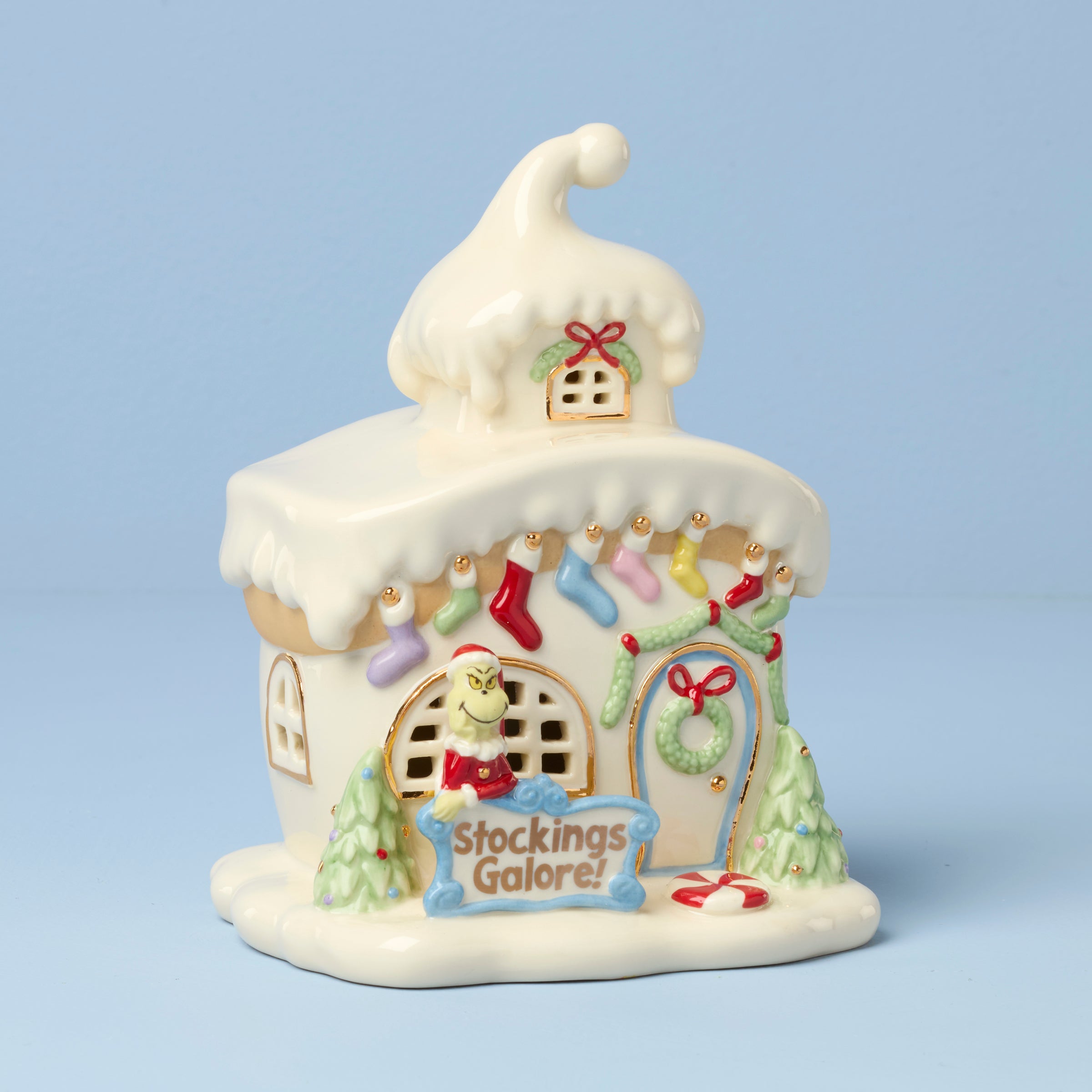 Who-Ville Stockings Galore Lit Figurine - Image 2