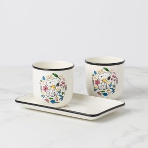 Alternative view of Chef Snoopy Herb Pots. Set Of 3