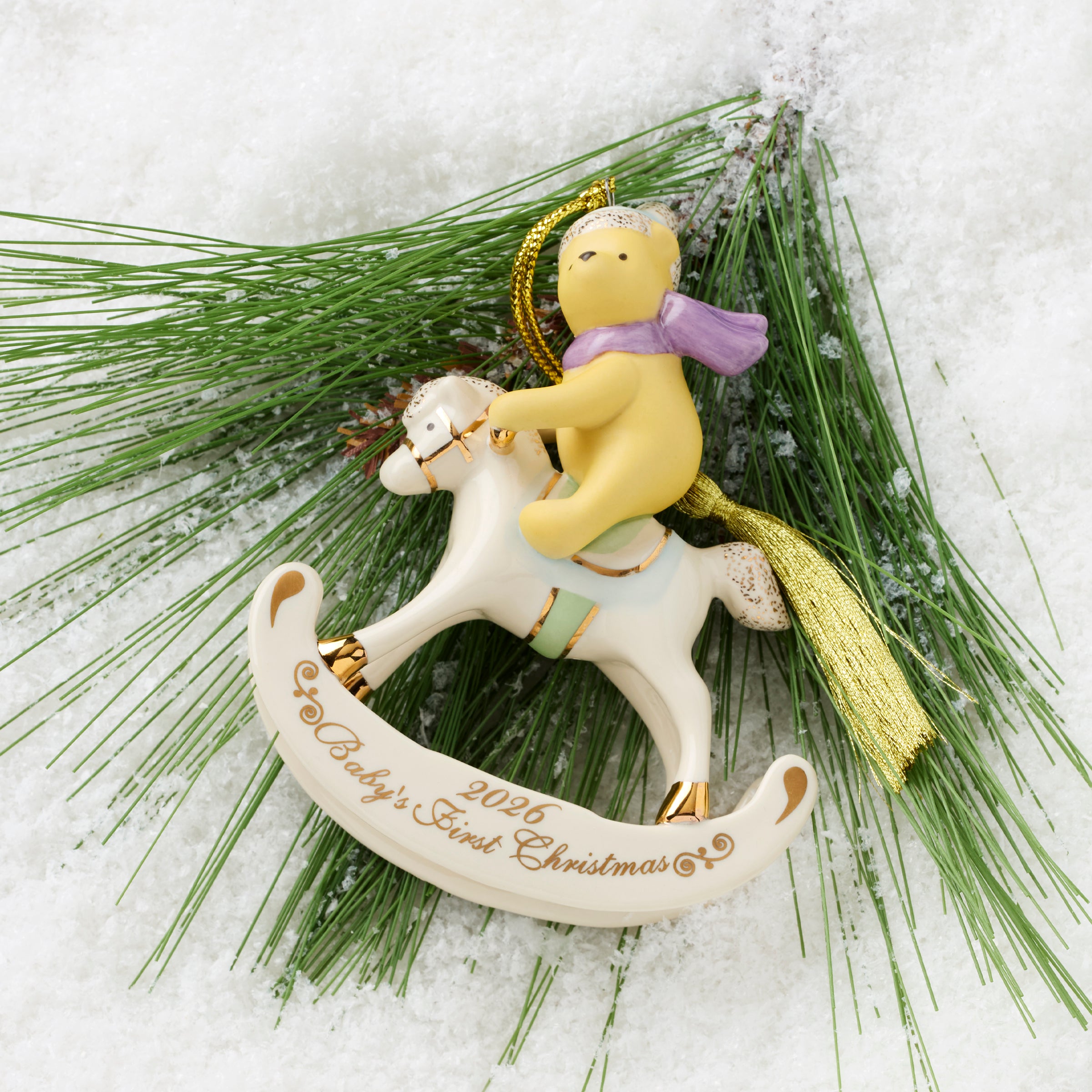 2026 Winnie The Pooh Babys 1st Christmas Ornament - Image 2