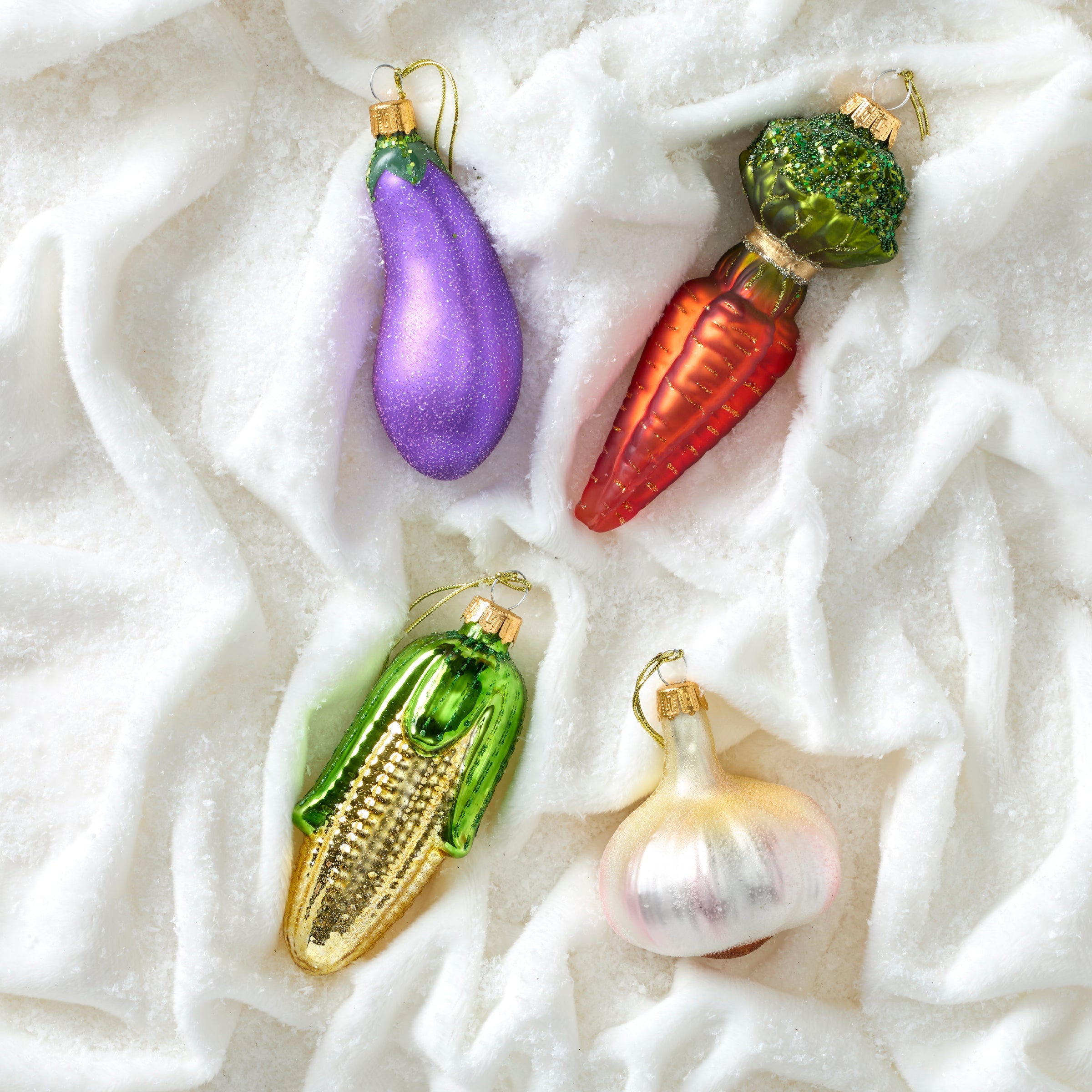 Retro Blown Glass Corn On The Cob Ornament - Image 5