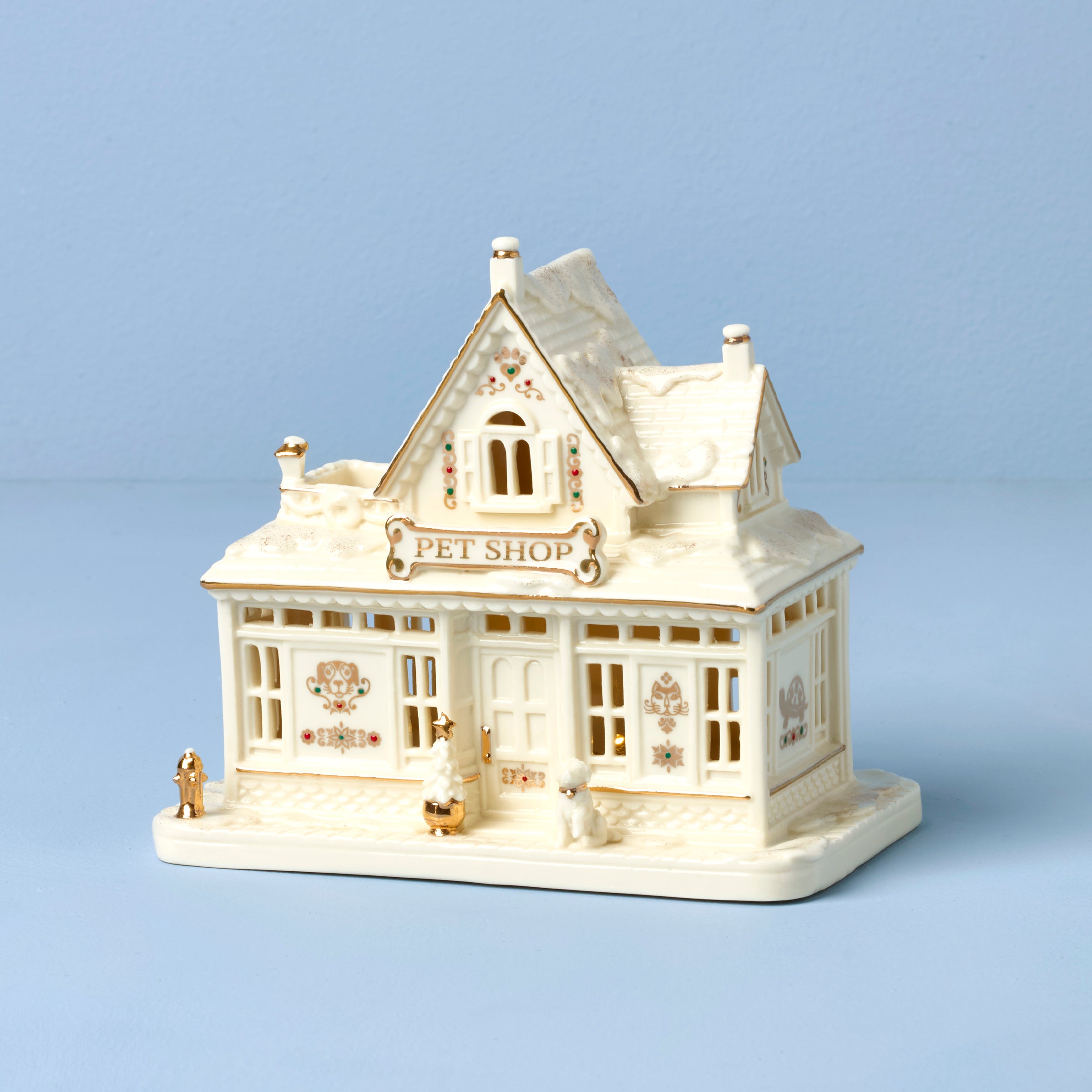 Mistletoe Park Lit Pet Store Figurine - Image 2