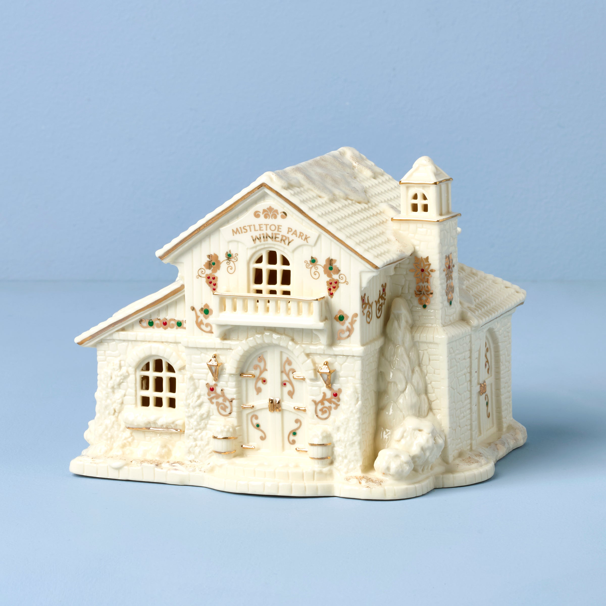 Mistletoe Park Lit Winery Figurine - Image 2