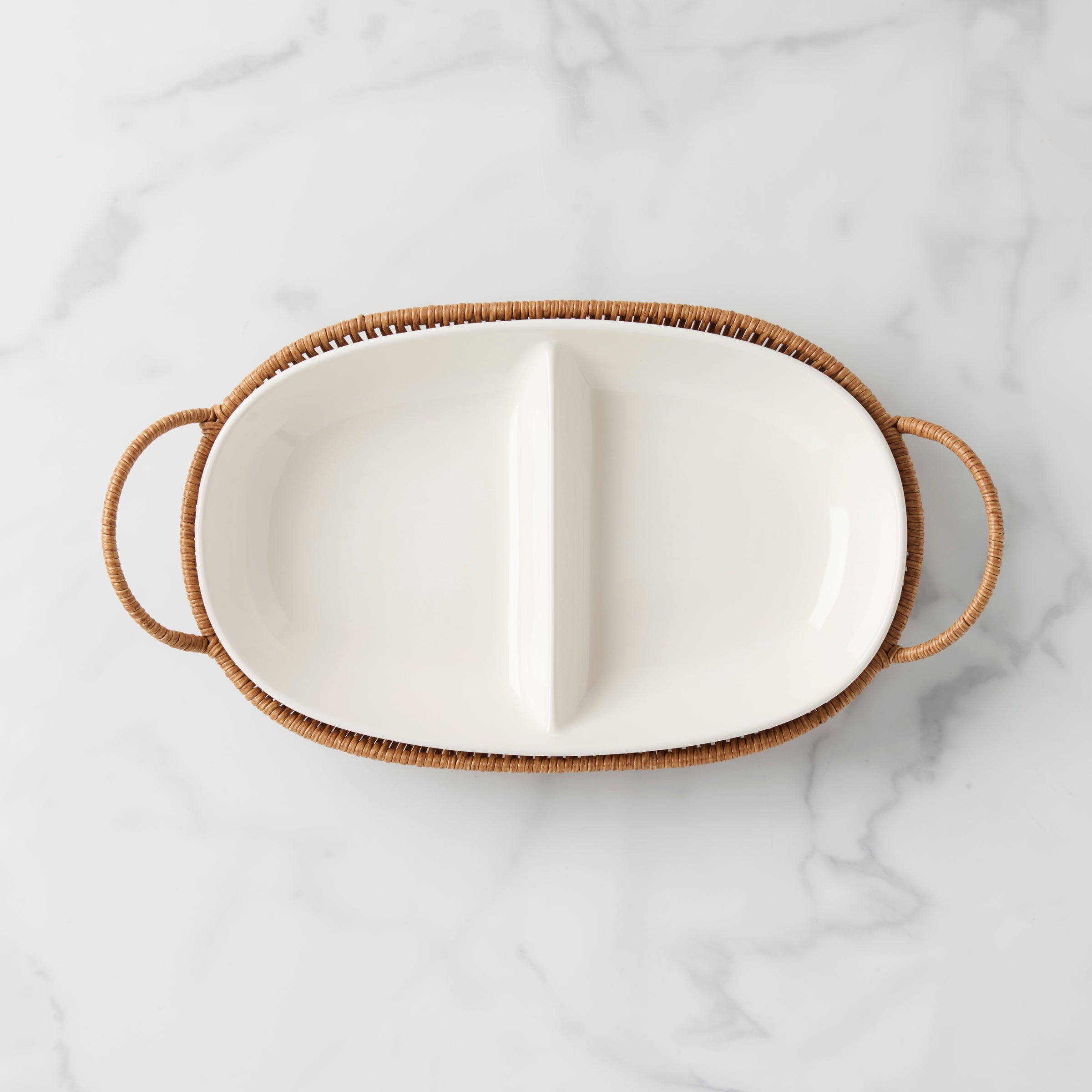 Willow & White. Divided Server with Tray - Image 2
