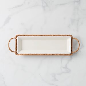 Alternative view of Willow & White. Hors D'Oeuvres Tray with Server