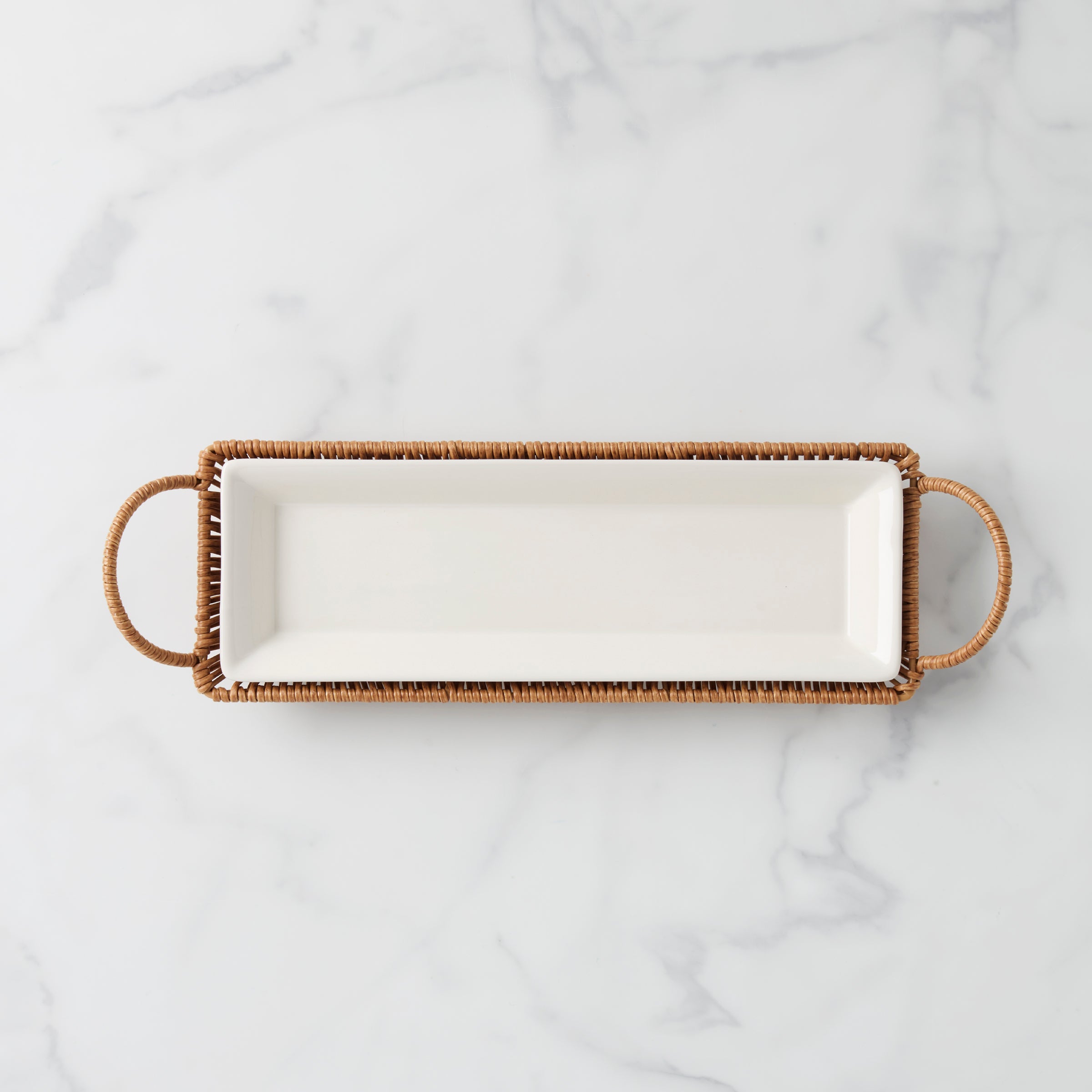 Willow & White. Hors D'Oeuvres Tray with Server - Image 2