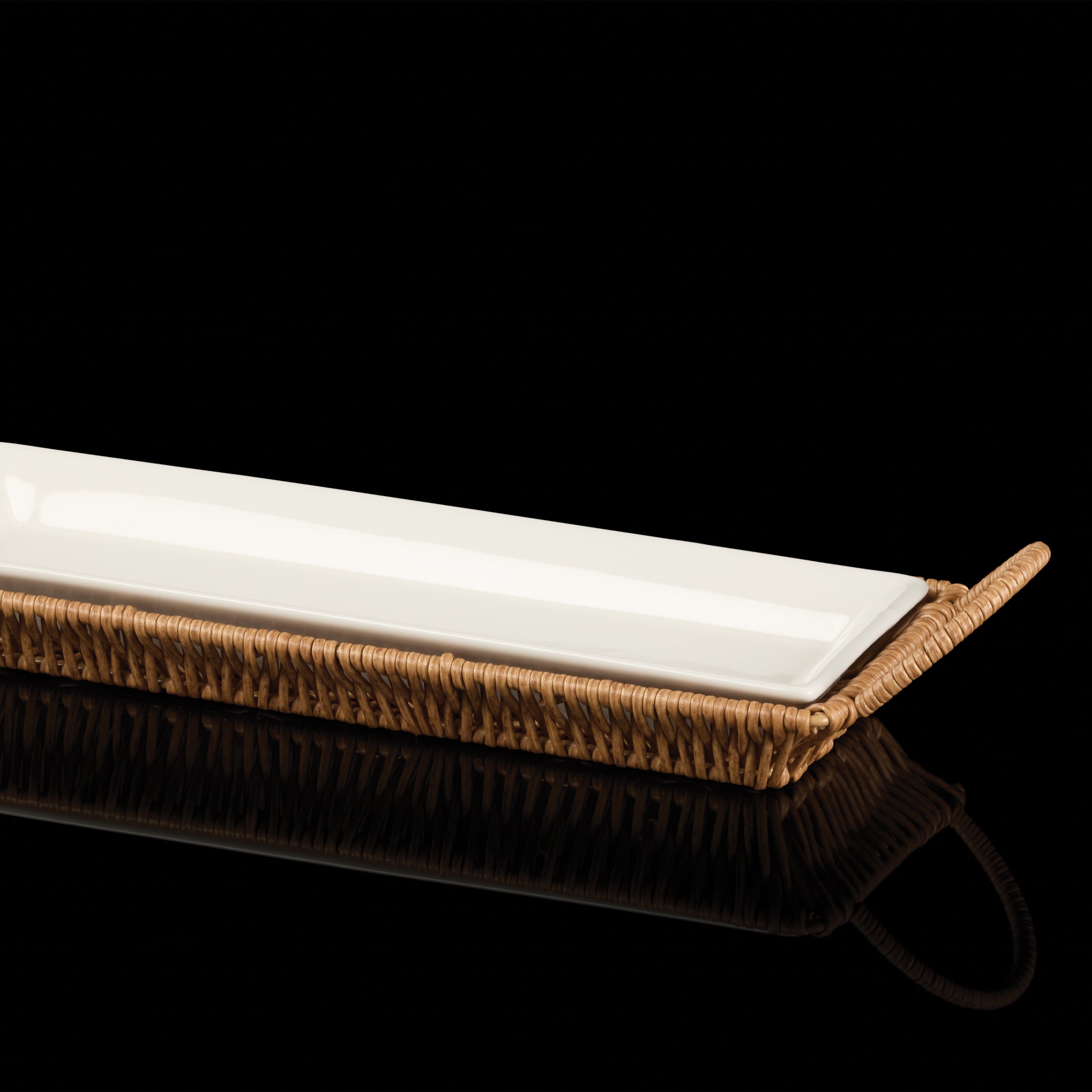 Willow & White. Hors D'Oeuvres Tray with Server - Image 10