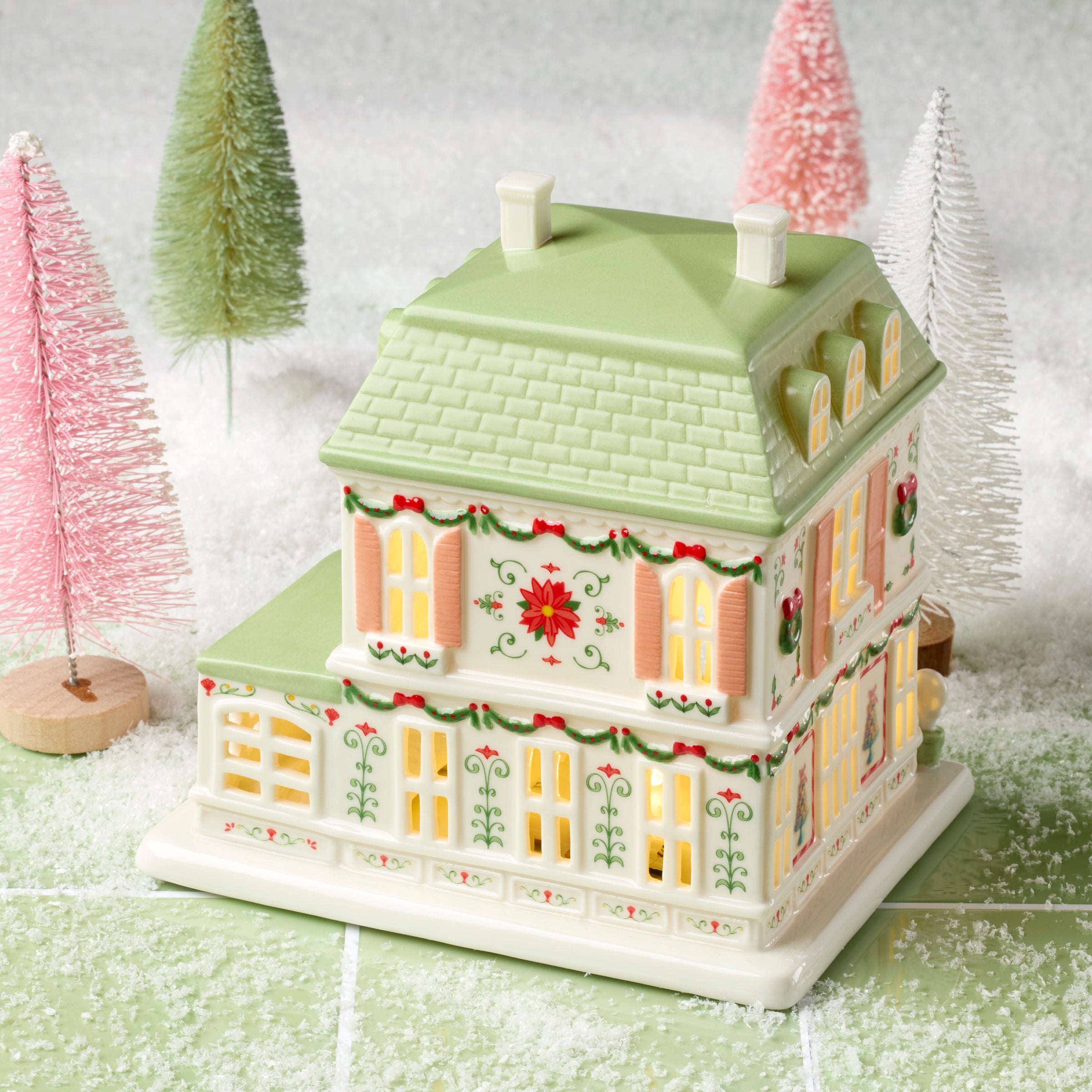 Lenox Holiday Village Sweet Shop Lit Figurine - Image 6