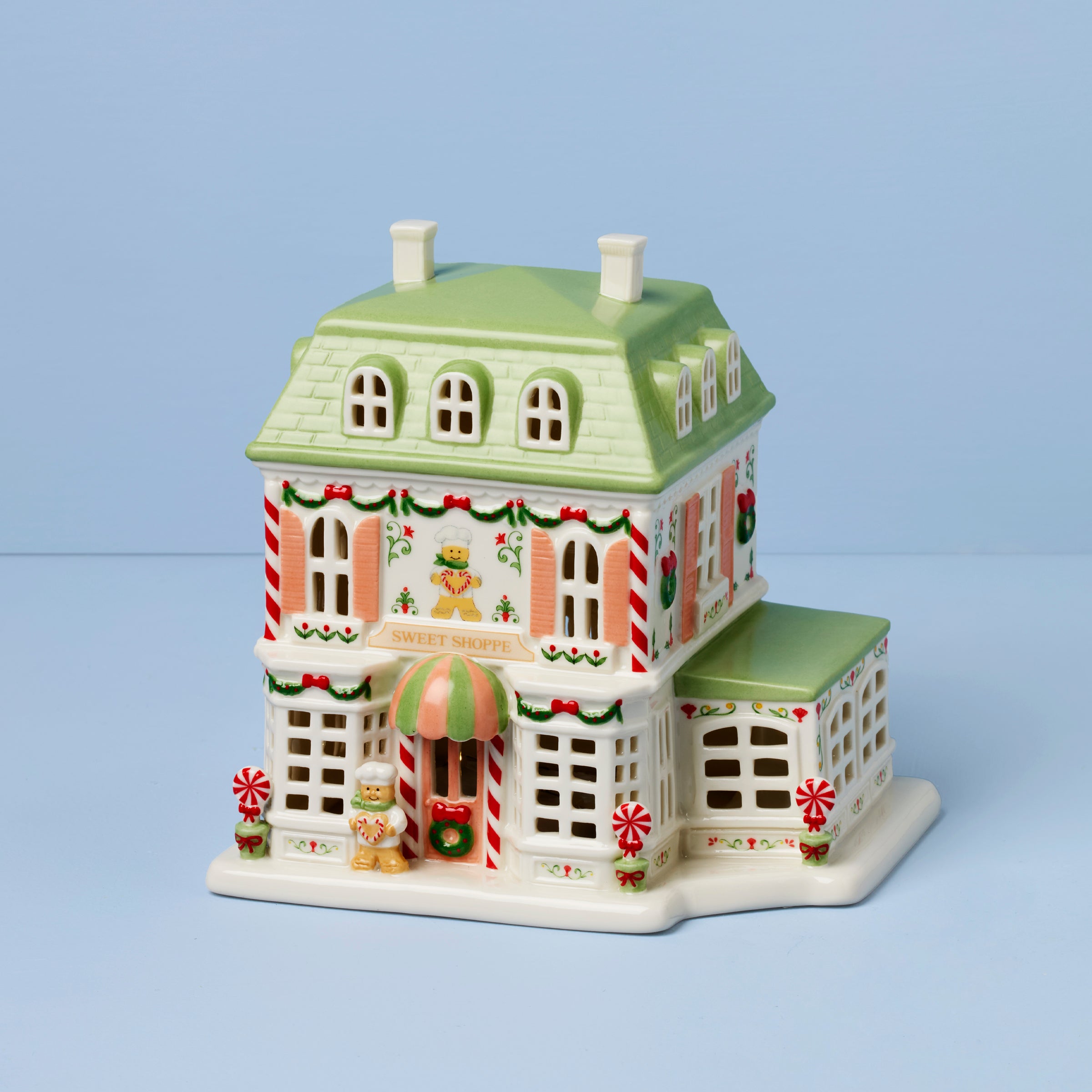 Lenox Holiday Village Sweet Shop Lit Figurine - Image 3