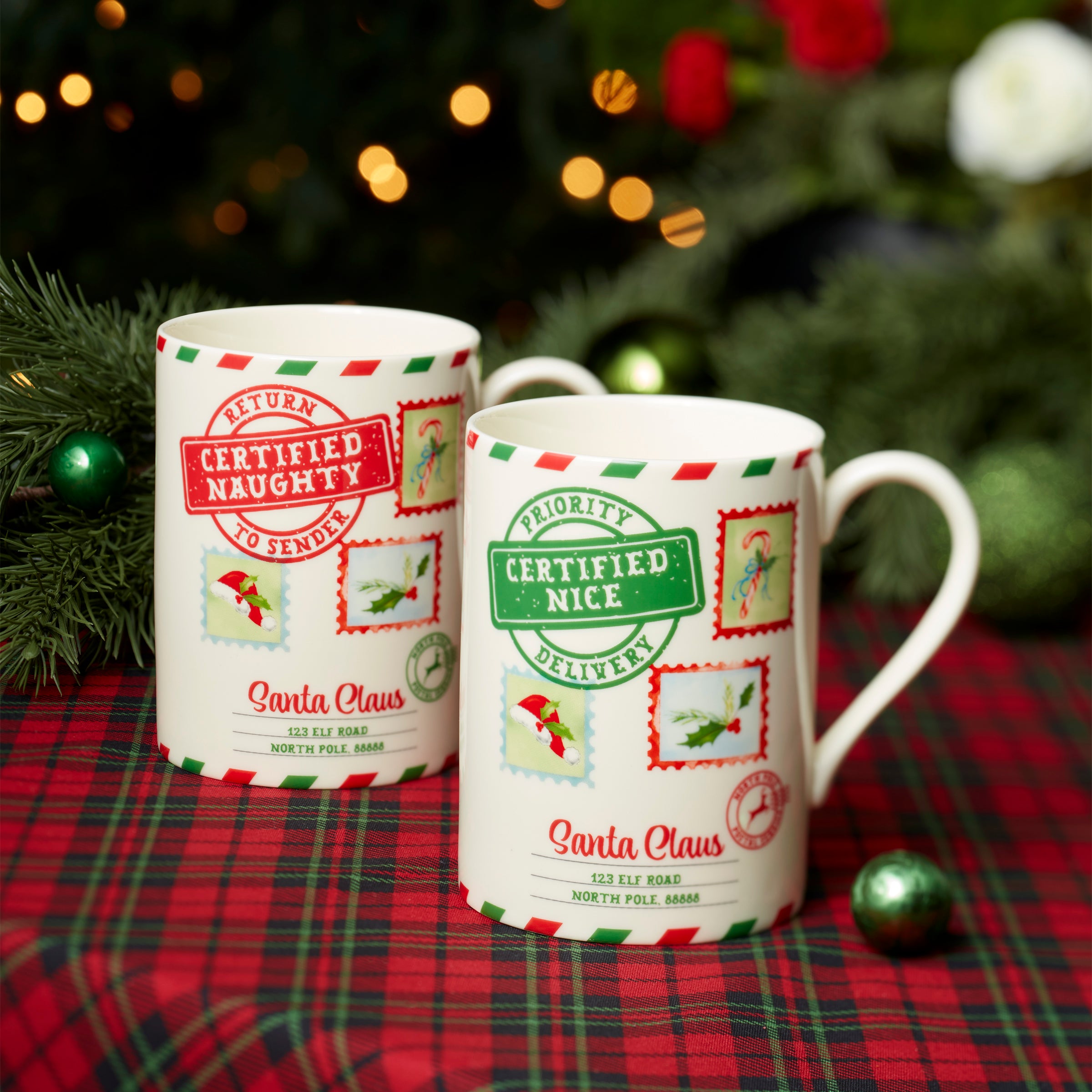 Holiday Naughty & Nice 2-Piece Mug Set - Image 3