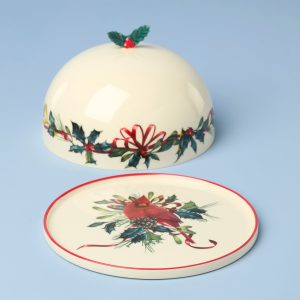 Alternative view of Winter Greetings Small Covered Dish