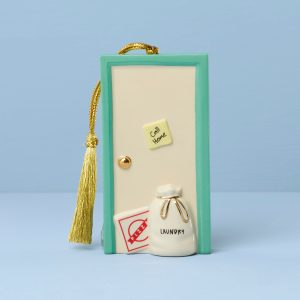 Alternative view of Personalized College Dorm Door Ornament