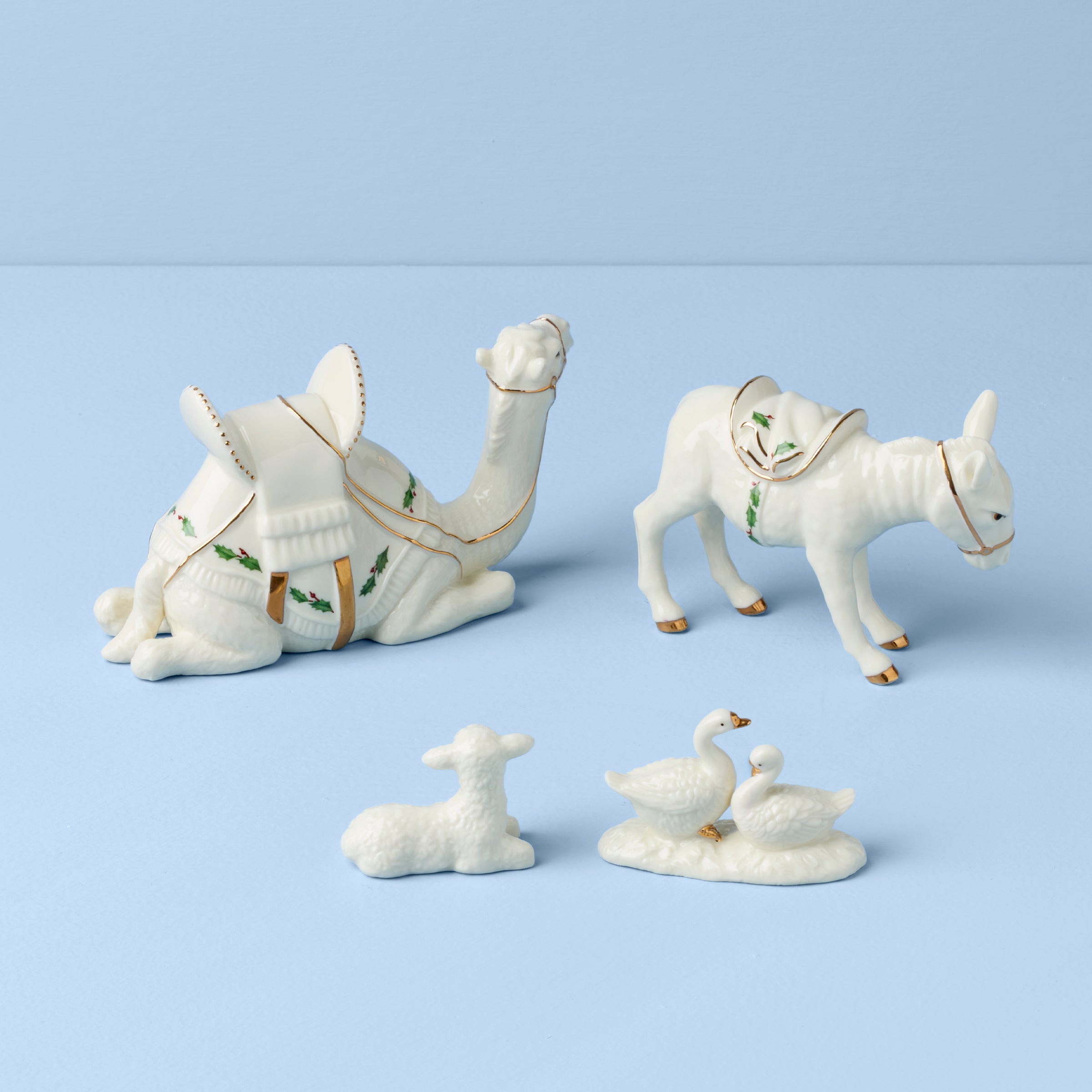 Holiday Miniature Nativity Animals 4-Piece Set - Image 2