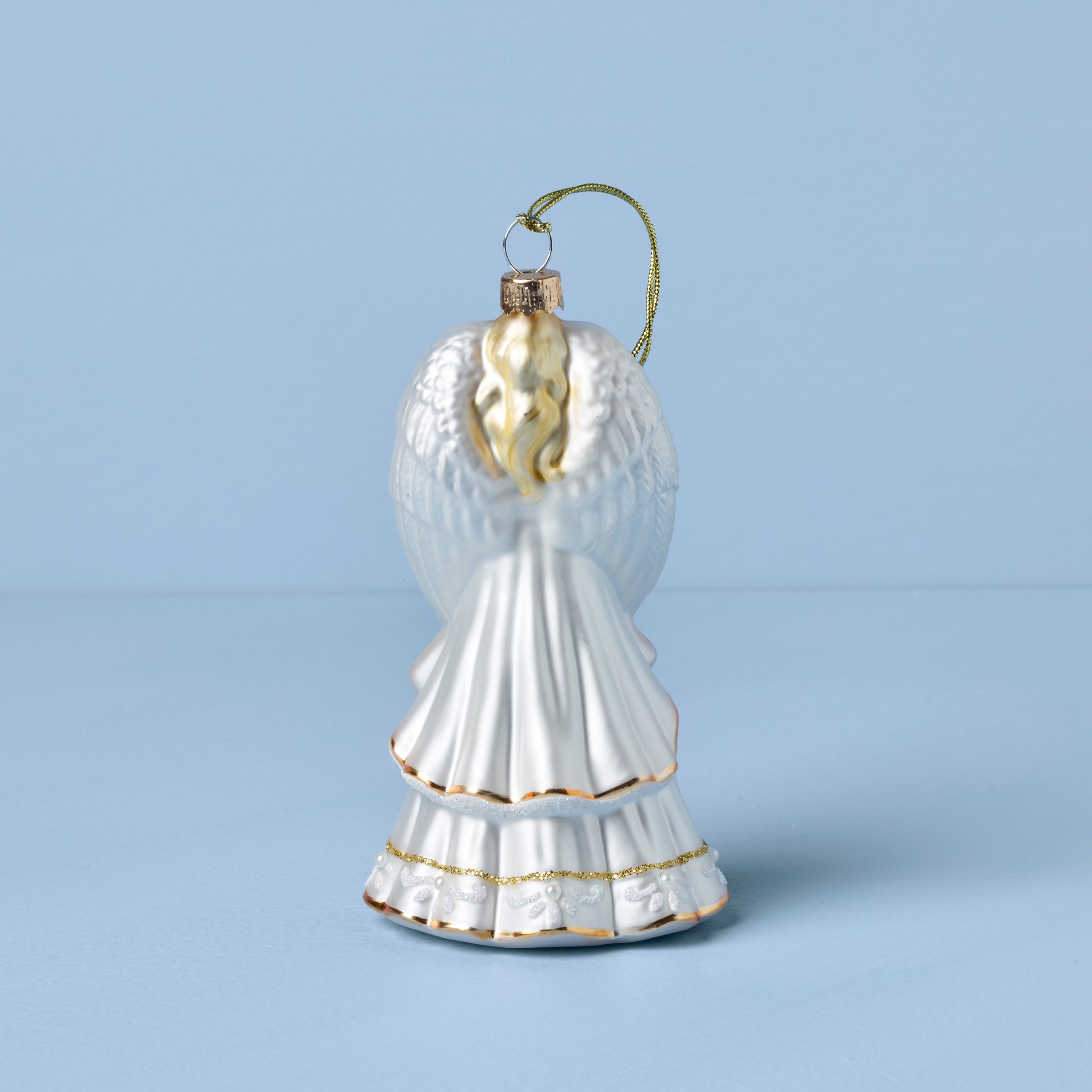Blown Glass Angel Ornament - Image 2