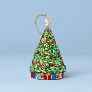 Alternative view of Blown Glass Tree Ornament
