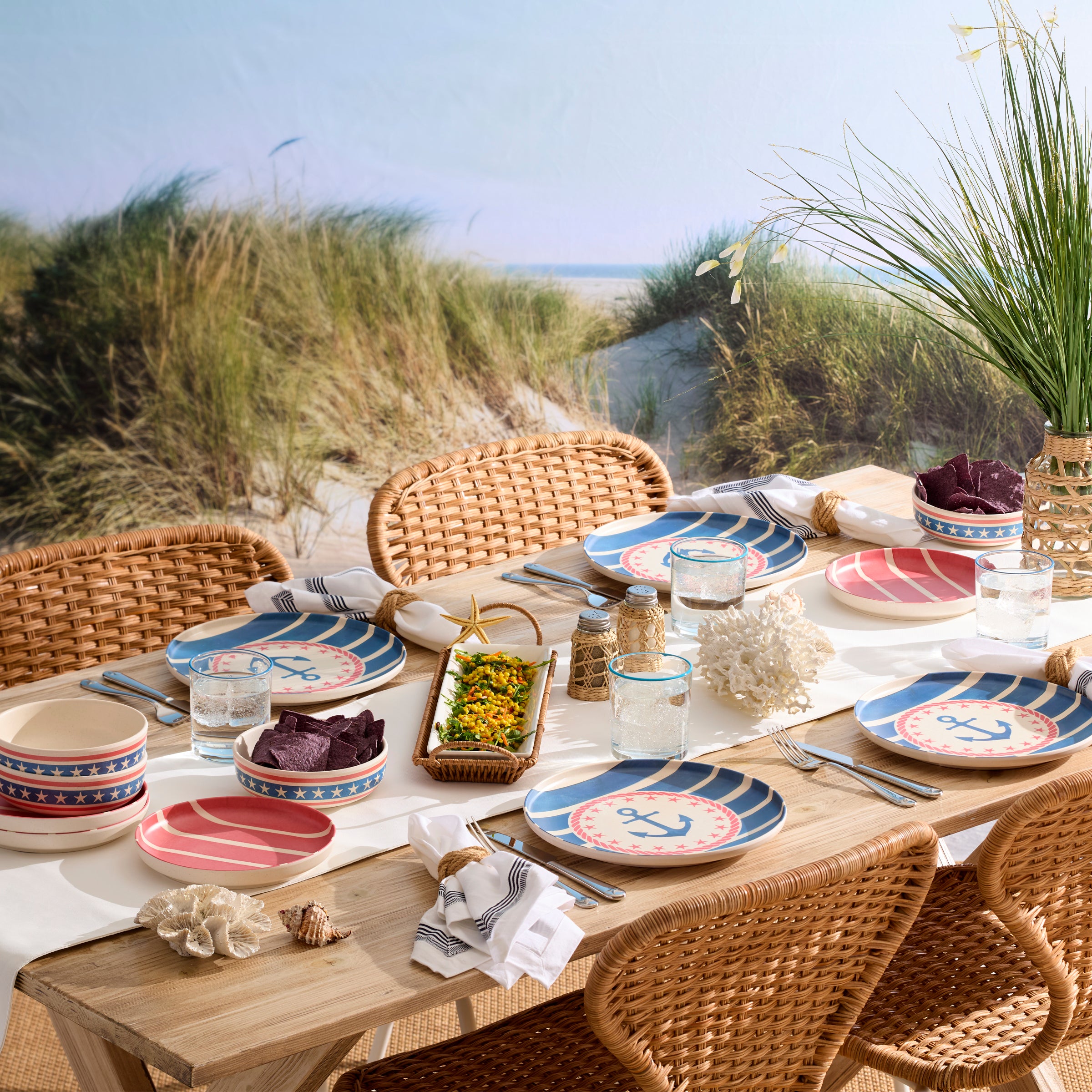 Willow & White. Hors D'Oeuvres Tray with Server - Image 9