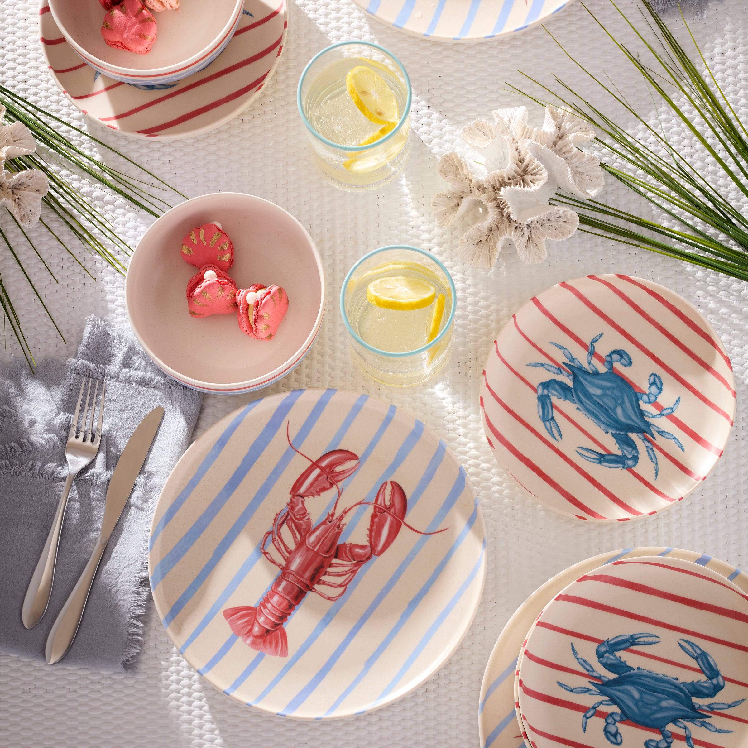 24 Seven Melamine Wharfside 24-Piece Dinnerware Set - Image 2