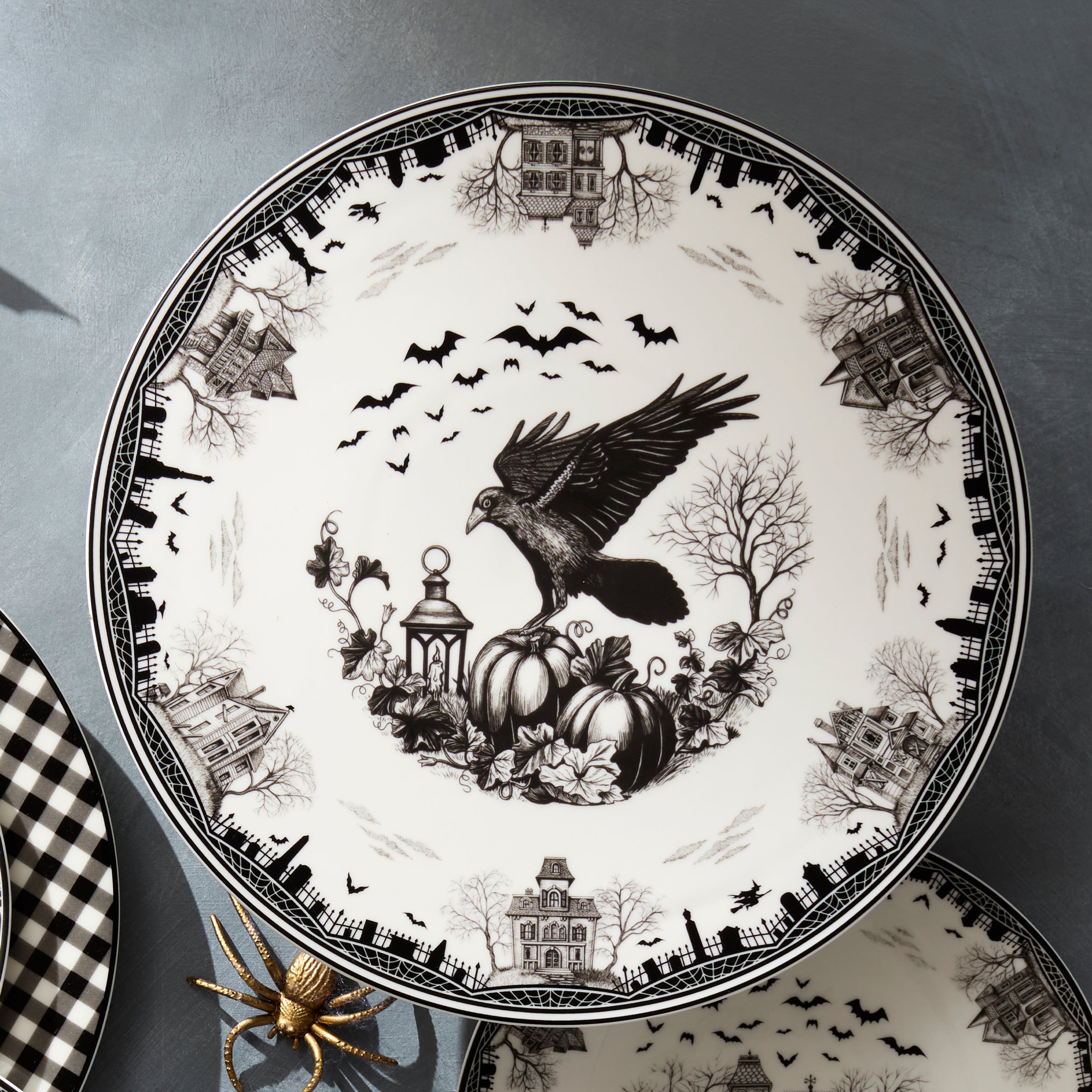 Haunted Village Cake Plate - Image 6