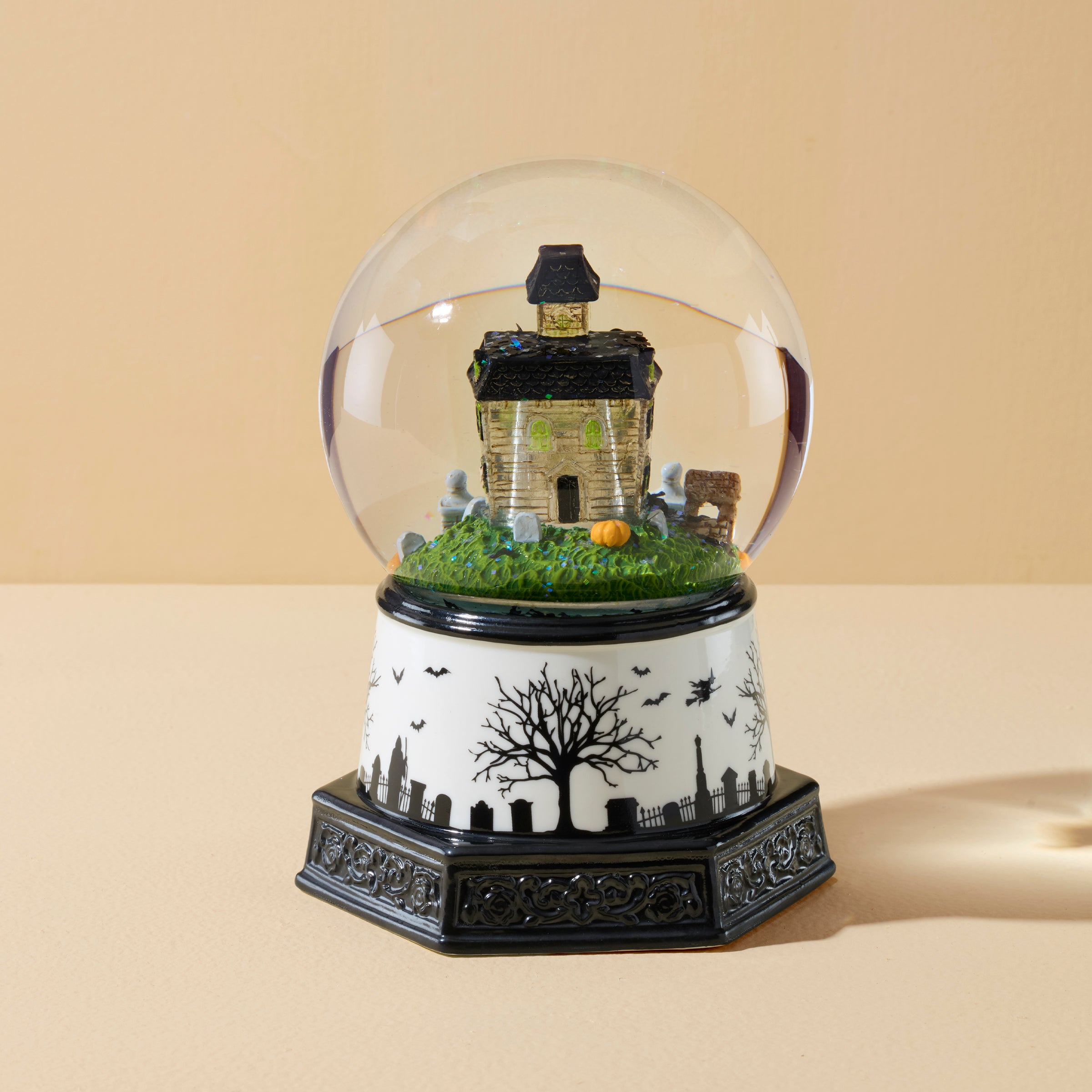 Haunted Village Lit Water Globe - Image 6