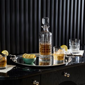 Alternative view of Gallery Oval Silverplate Tray with Handles