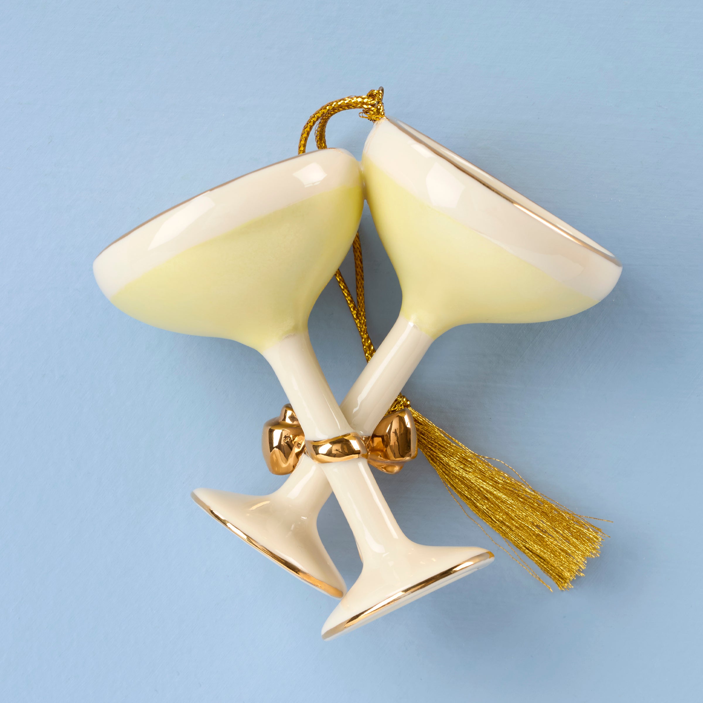 Personalized Champagne Glasses Ornament - Image 2