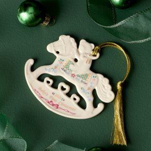Alternative view of 2026 Baby's 1st Christmas Rocking Horse Ornament