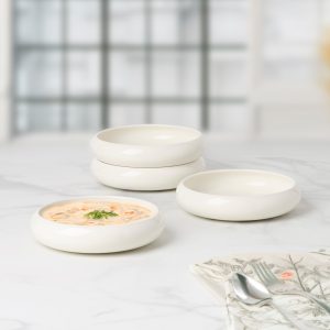 Alternative view of Quirk Pasta Bowls. Set of 4
