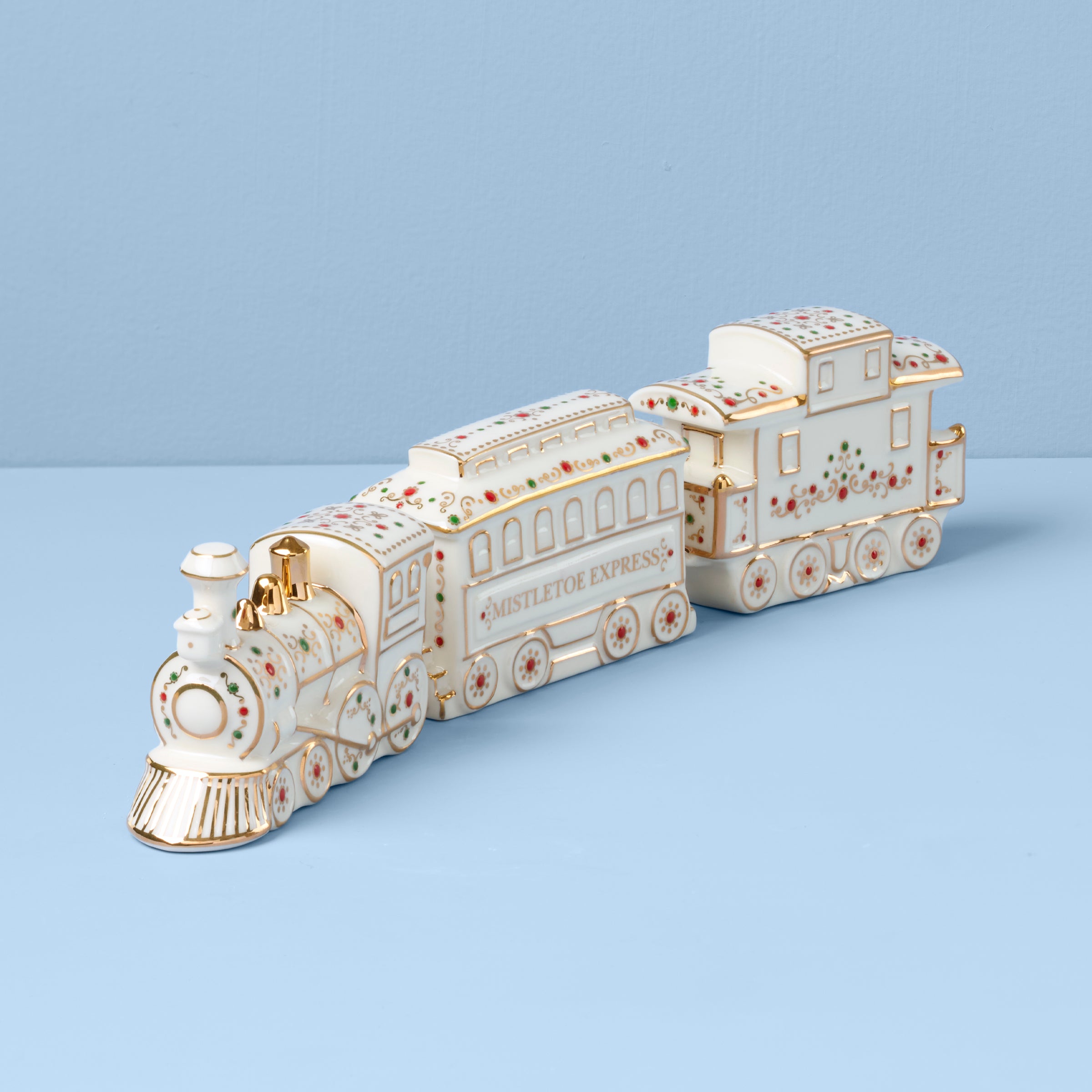 Mistletoe Park Train 3 Piece Figurine - Image 2