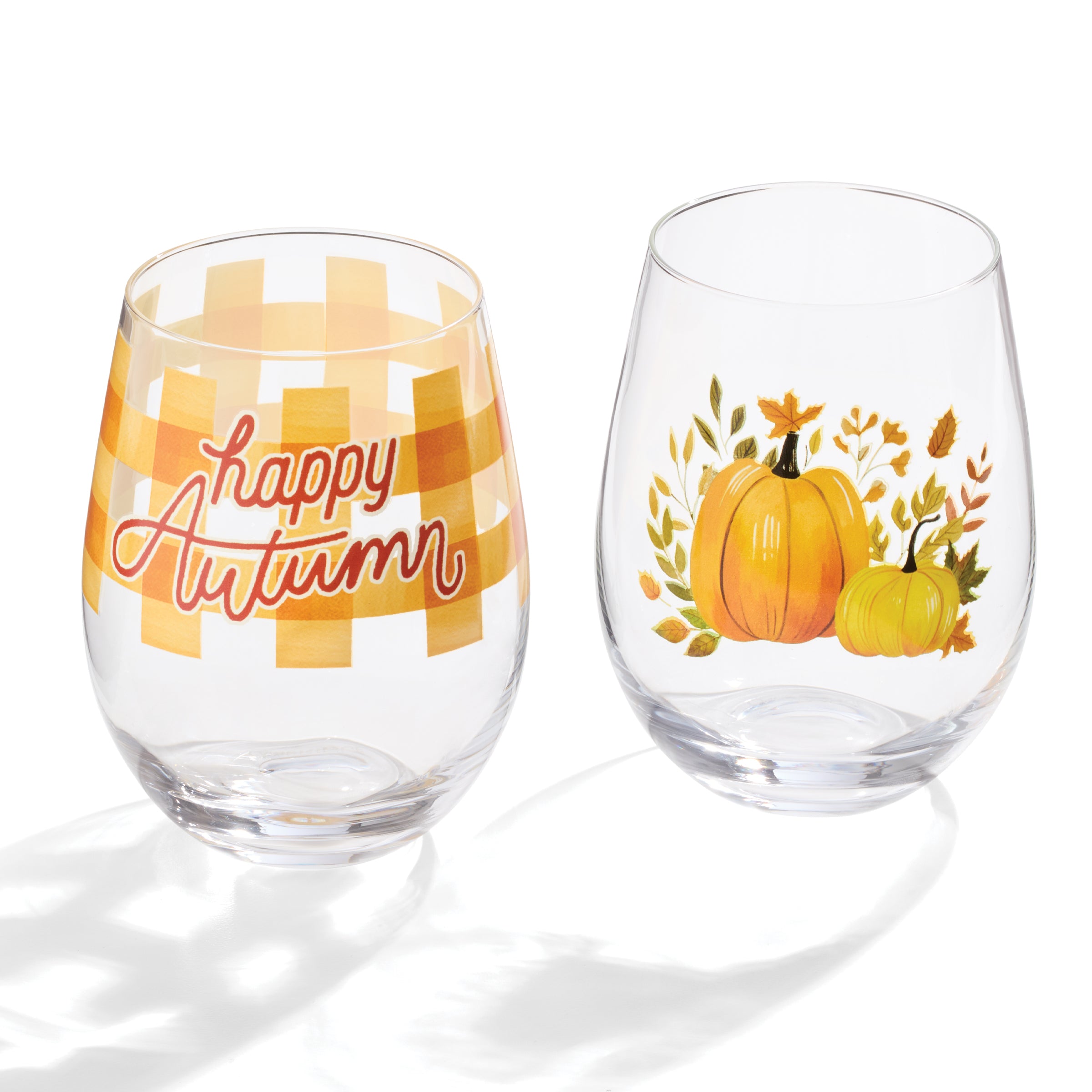 Harvest Stemless Wine. Set of 2 - Image 3