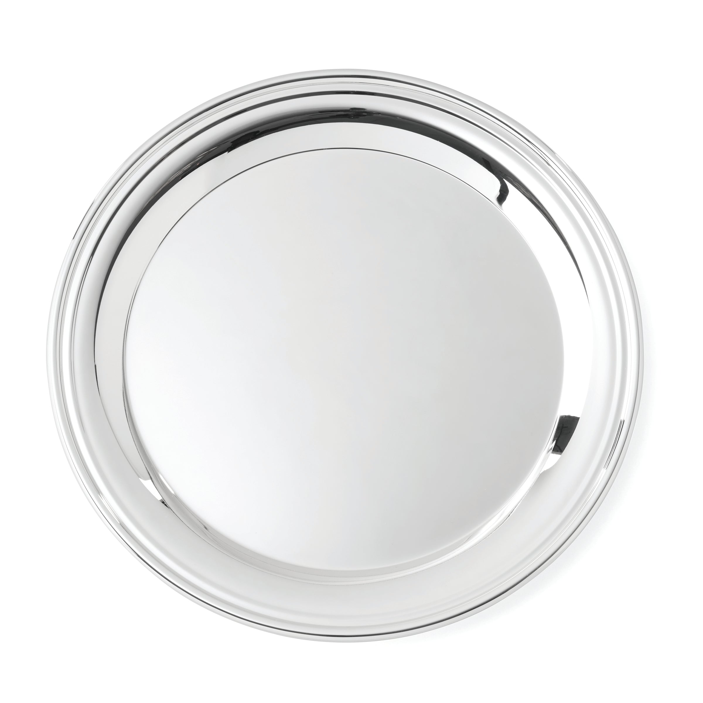 Derby Silverplate Round Tray - Image 2
