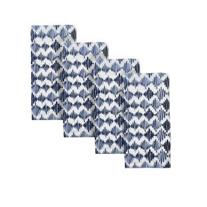 Blue Bay Diamond Dinner Napkins. Set of 4