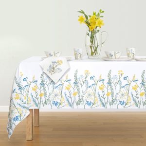 Wildflowers Border 60x102 Tablecloth