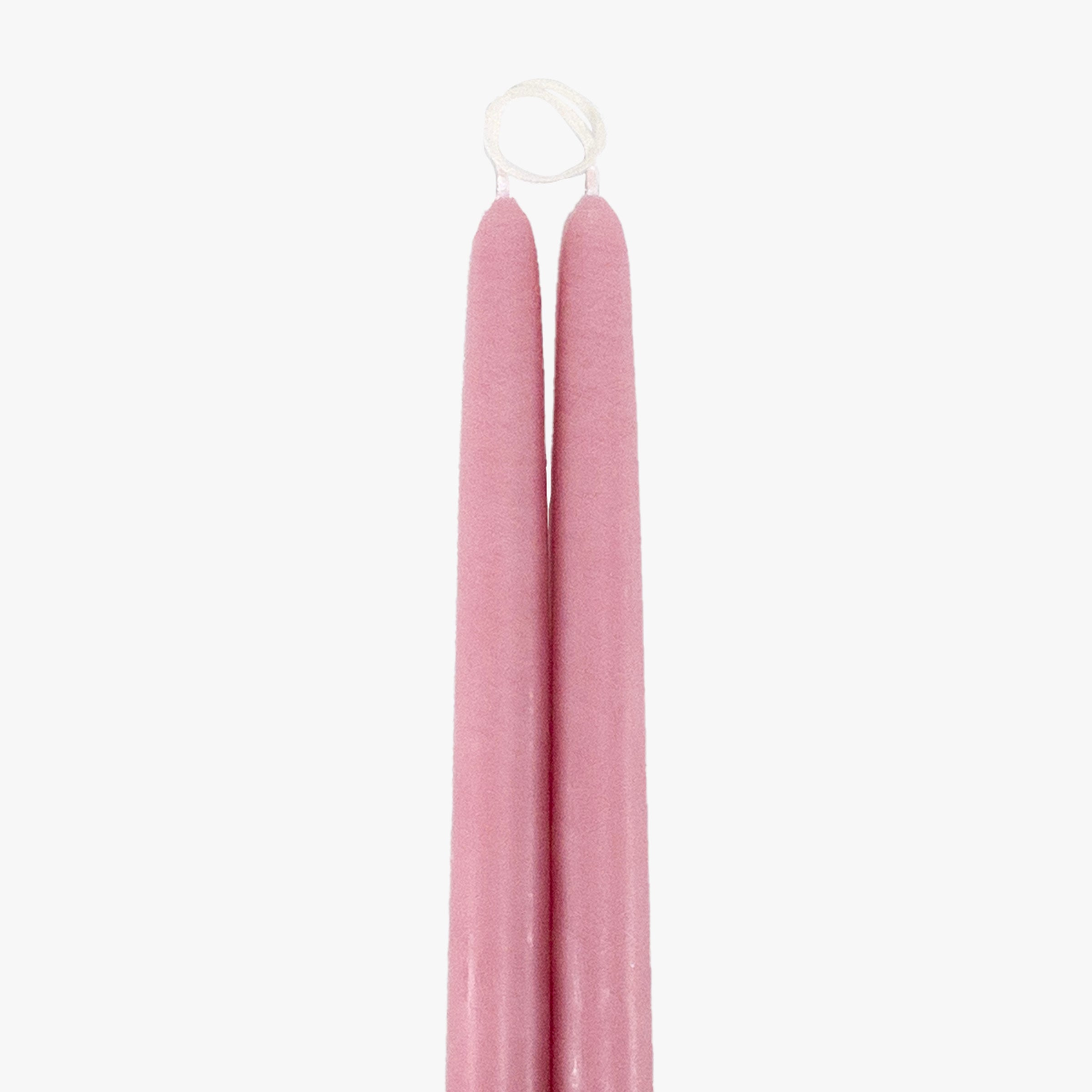 Dripless Vintage Rose 12 Taper Candles. Set of 2 - Image 2