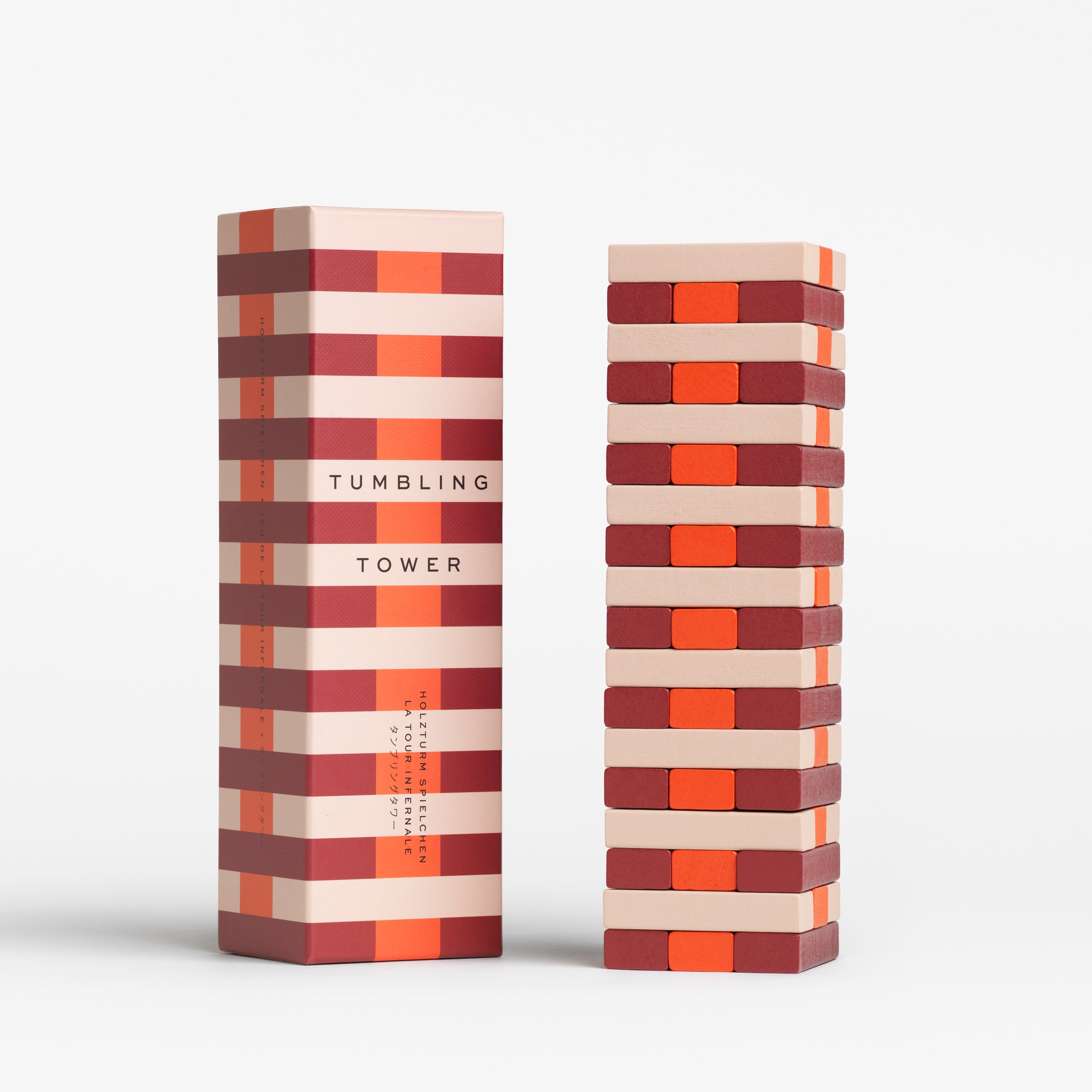 Red Tumbling Tower Game - Image 5