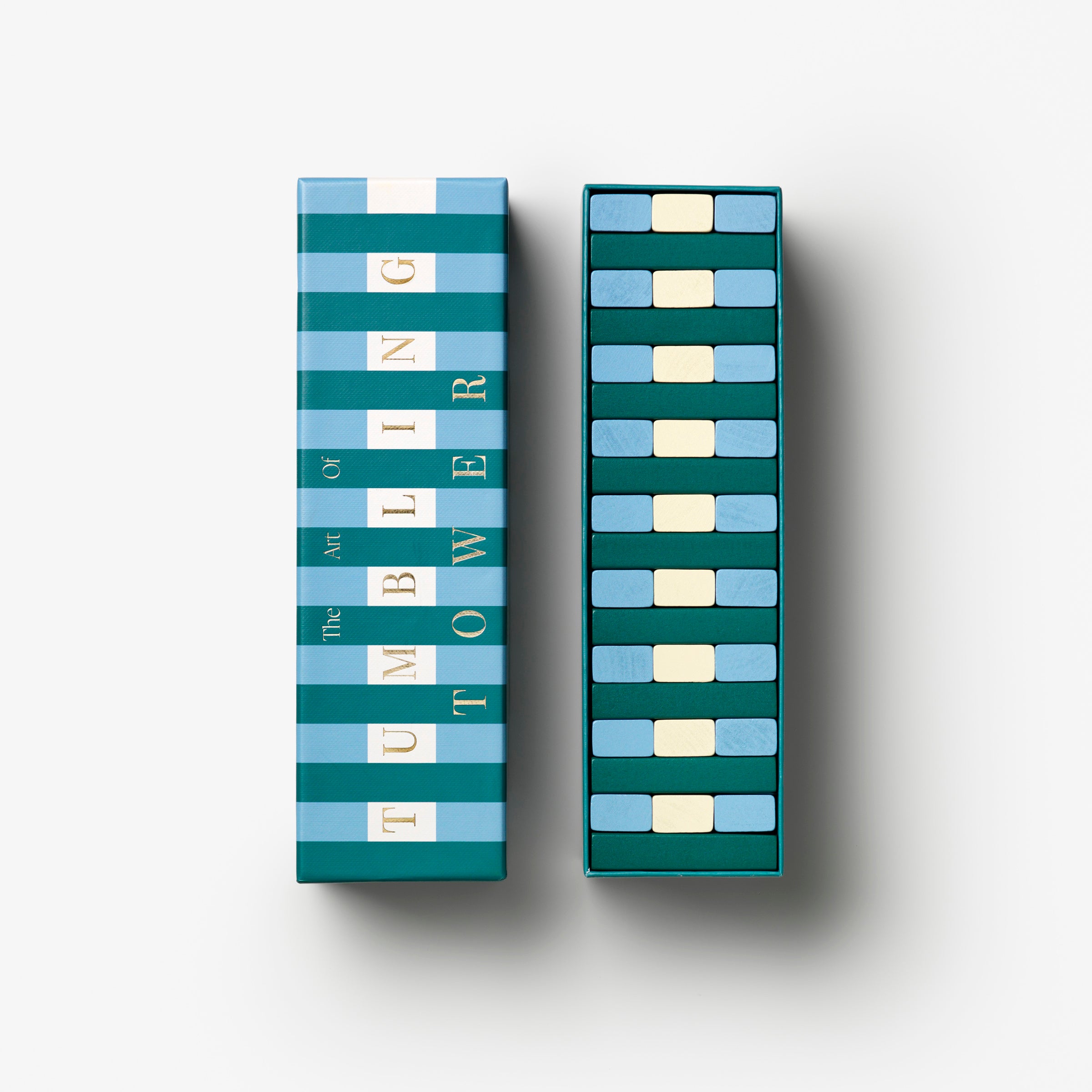 Blue Tumbling Tower Game - Image 3