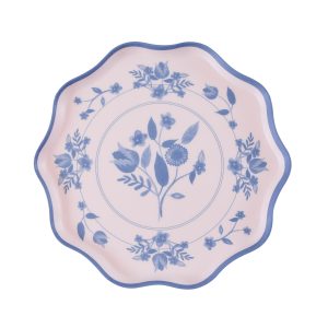 Alternative view of Vintage Botanical Reusable Small Plates. Set of 4