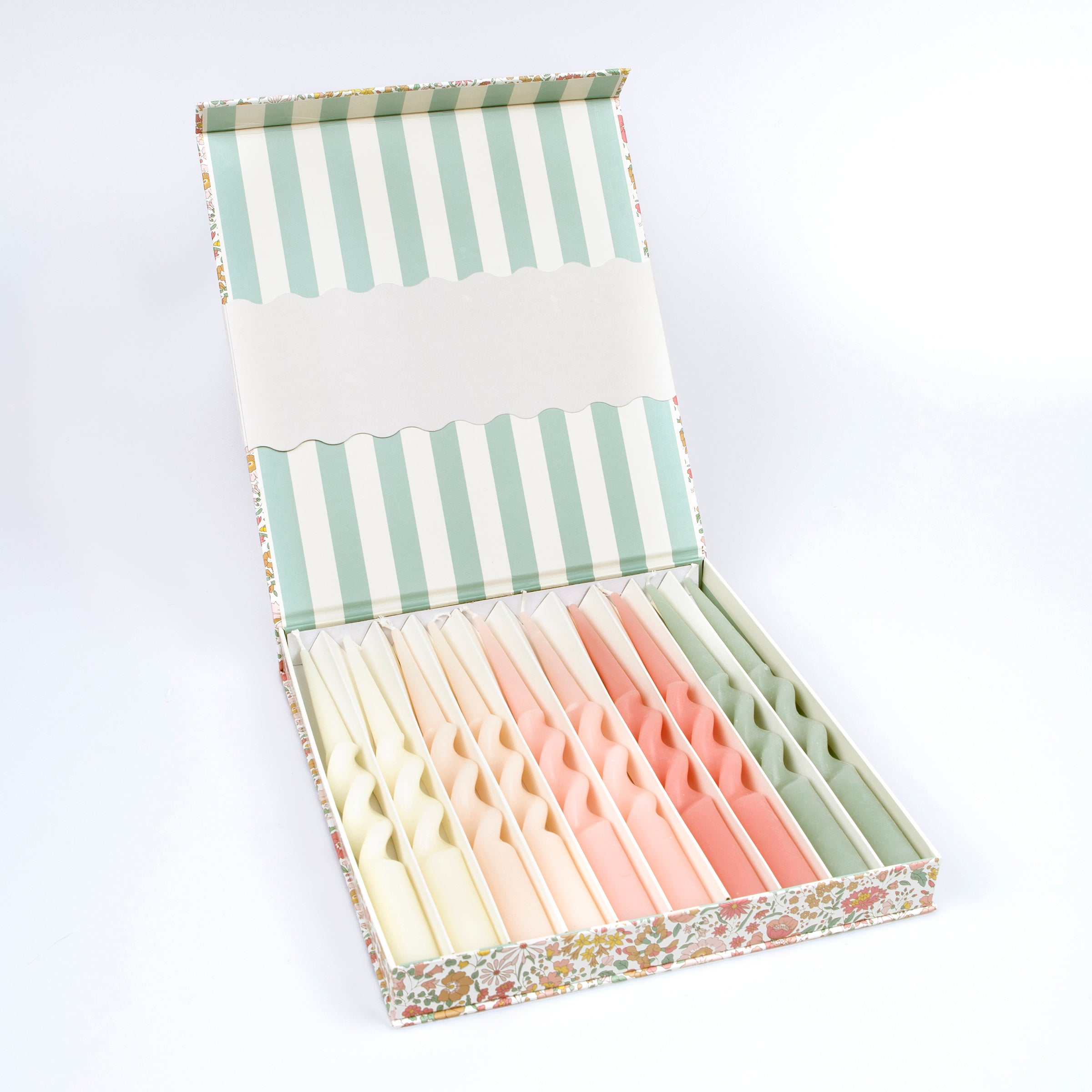 Meri Meri x Liberty Wharfedale Candle Gift Box. Set of 10