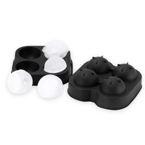 Alternative view of Black Round Silicone XL Ice Mold