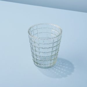Alternative view of Ruffle Glass Lattice Tumblers. Set of 4