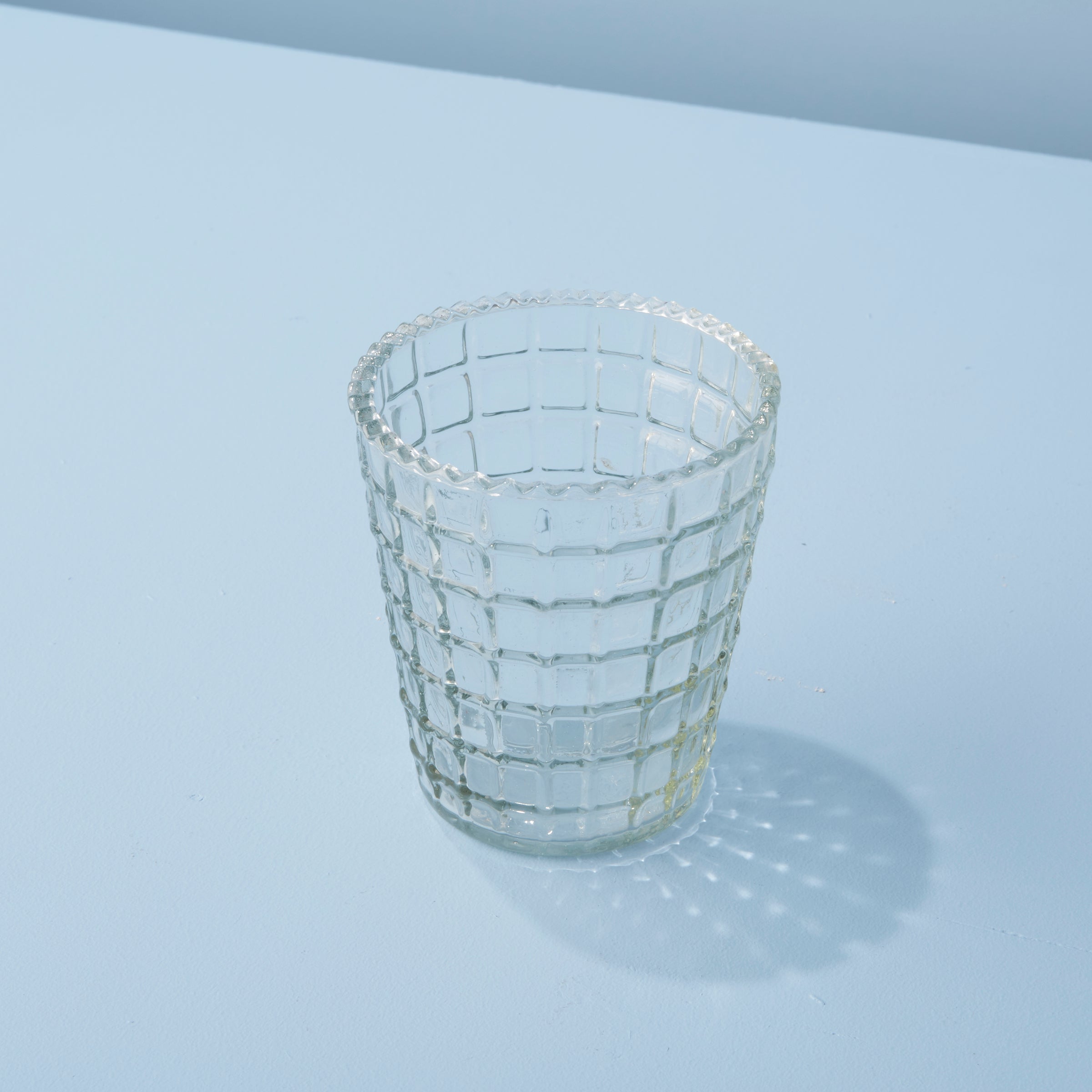 Ruffle Glass Lattice Tumblers. Set of 4 - Image 2