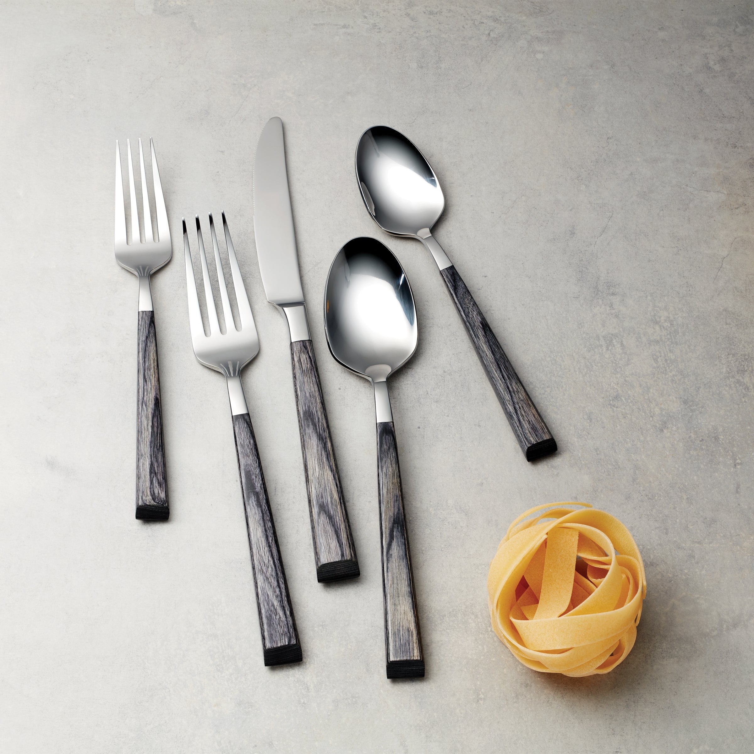 Coronado Charcoal 5-Piece Place Setting - Image 2