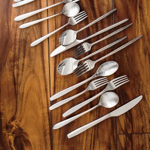 Alternative view of Averie Satin 20-Piece Flatware Set