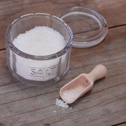 Glass Salt Pot with Scoop - Image 3