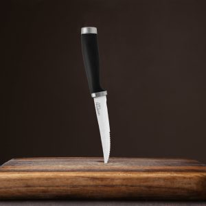Alternative view of Epicure Black Steak Knives. Set of 4