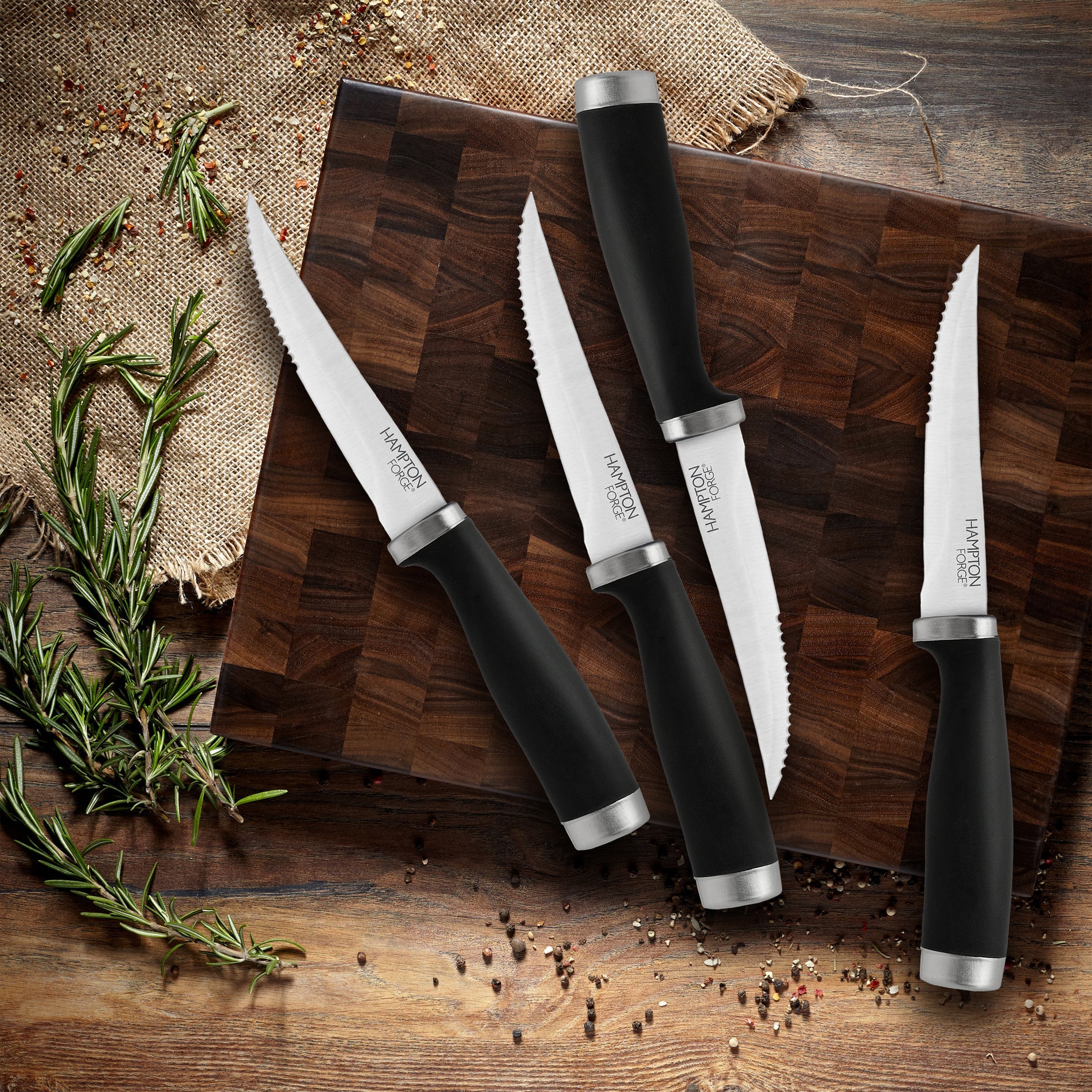 Epicure Black Steak Knives. Set of 4 - Image 3