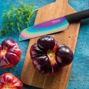 Alternative view of Rainbow Black 12-Piece Cutlery Set