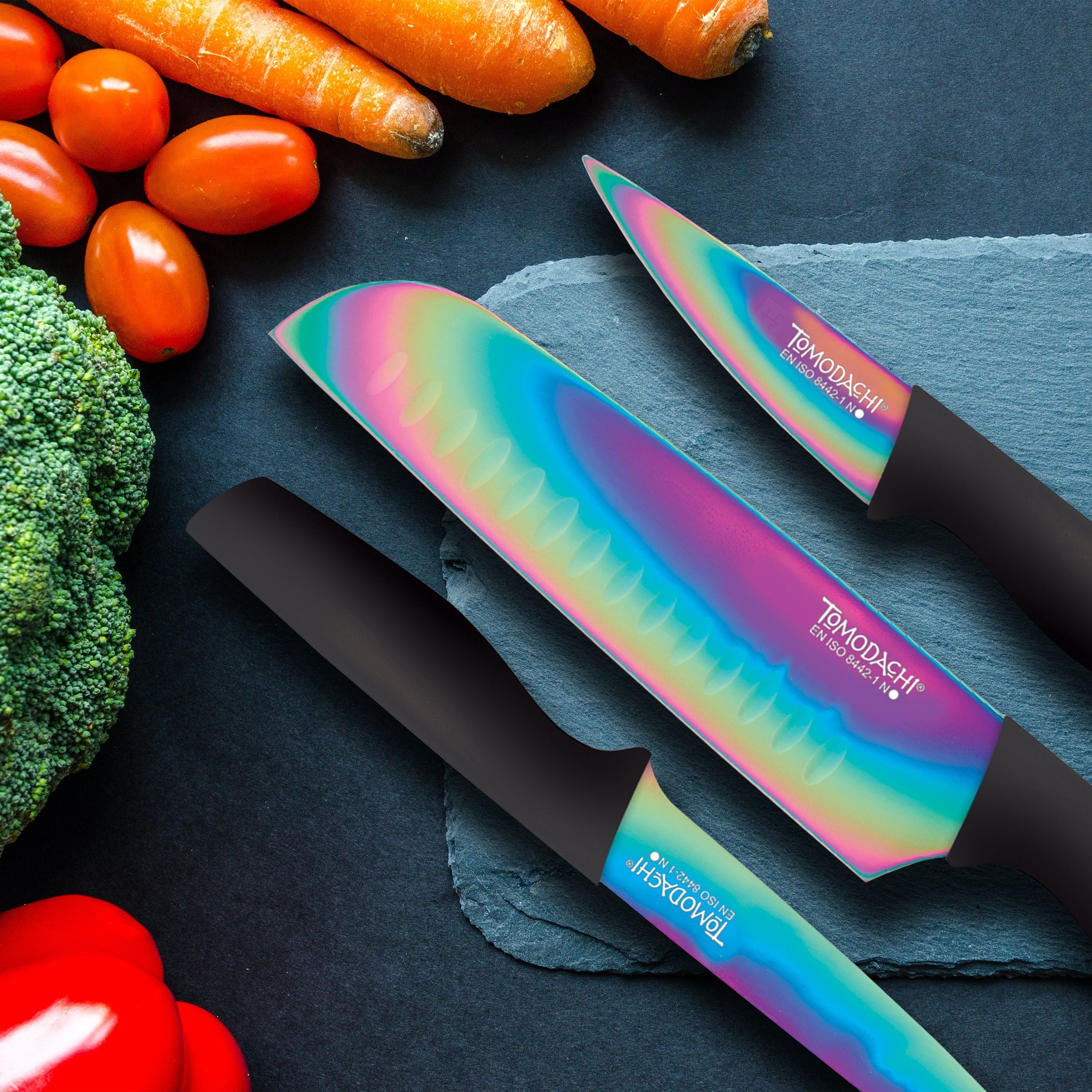 Rainbow Black 12-Piece Cutlery Set - Image 3
