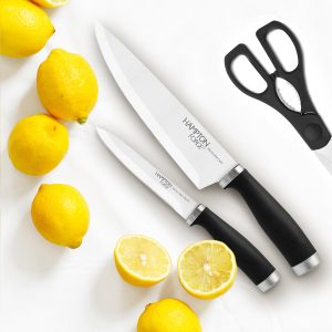 Alternative view of Epicure Black 17-Piece Cutlery Block Set