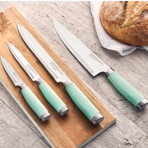 Alternative view of Epicure Pistachio 17-Piece Cutlery Block Set